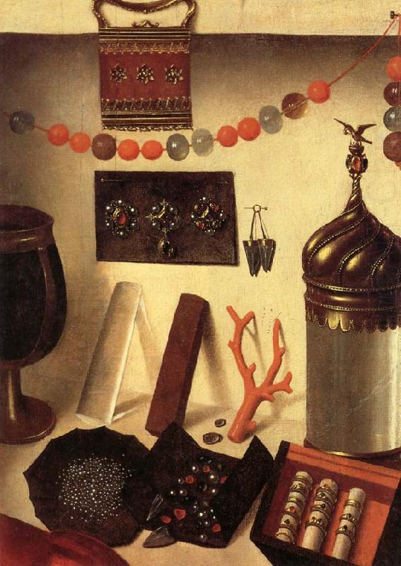 Details of St.Eligius, Petrus Christus